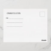 グリーティングカード>感謝状 箔シーズンポストカード (裏面)