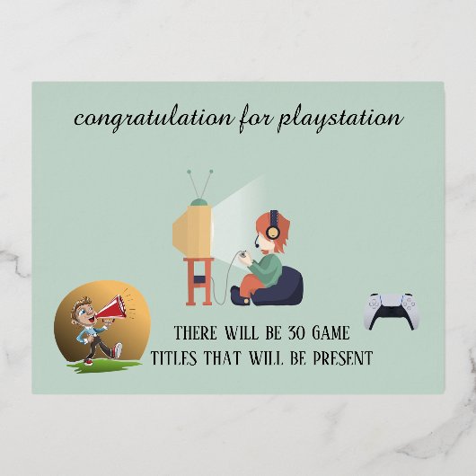 グリーティングカード>感謝状 箔シーズンポストカード (正面)