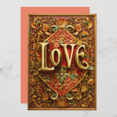 グリーティングカード 招待状 (正面/裏面)