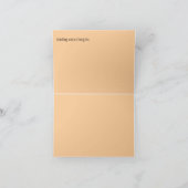 グリーティングカード : 暖かい気持ちを込めて (内部)