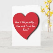 グリーティングカード – 最近お話ししたことは…... (黄色い花)