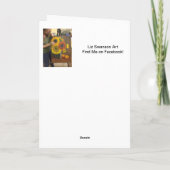 グリーティングカード - 水彩 伝統的なハロウィン人参 サンキューカード (裏面)