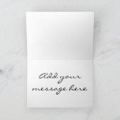 グリーティングカード - 王と女王 (内部)