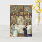 グリーティングカード:畏敬の念で停止(引用文と挨拶) カード (黄色い花)