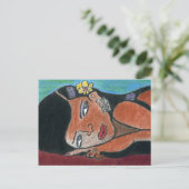 グリーティングカード、異人種間、多文化間 ポストカード (スタンド正面)