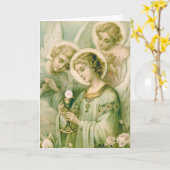 グリーティングカード：私の魂はベールを借りる カード (黄色い花)