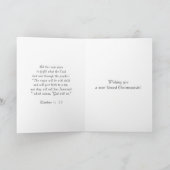 グリーティングカード（聖書聖句）:バラの贈り物 シーズンカード (内部)