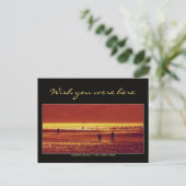 グリーティングカード – 風景。カスタマイズ可能 ポストカード (スタンド正面)