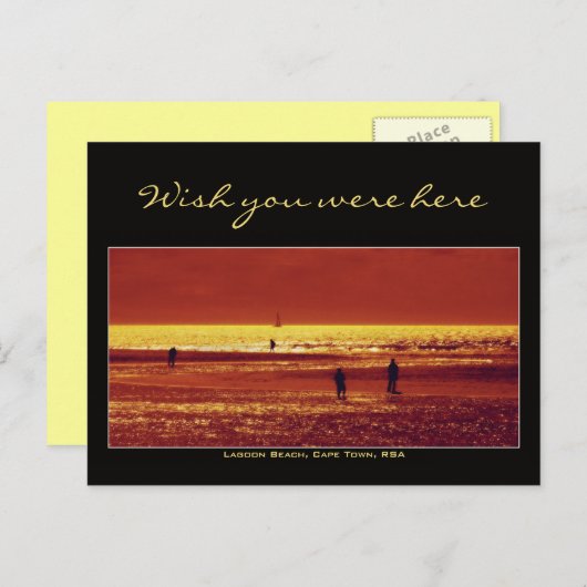 グリーティングカード – 風景。カスタマイズ可能 ポストカード (正面/裏面)