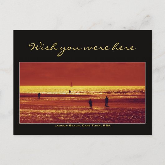 グリーティングカード – 風景。カスタマイズ可能 ポストカード (正面)