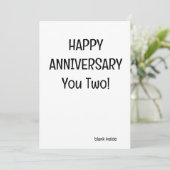 グリーティングカード – ANNIVERSARY CARD -おもしろい背面! シーズンカード (スタンド正面)