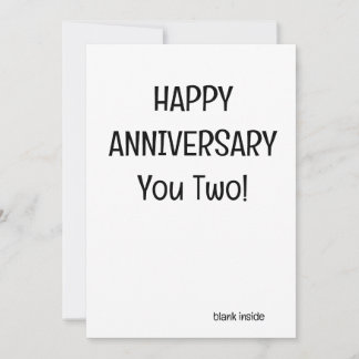 グリーティングカード – ANNIVERSARY CARD -おもしろい背面! シーズンカード