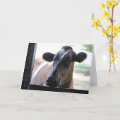 グリーティングカード： Aunty Del カード (黄色い花)