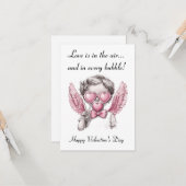 グリーティングカード – Cupid's Sweet Love (正面/裏面インサイチュ)