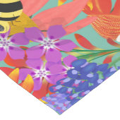 グリーティングカード_Editable_BuzzBetweenBlooms ショートテーブルランナー (コーナー)