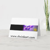 グリーティングカード – Happy Dolphins (裏面)