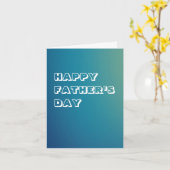 グリーティングカード – Happy Father's Day (黄色い花)