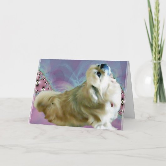 グリーティングカード(HollyWobble) カード (正面)