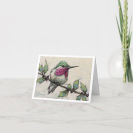 グリーティングカード – Hummingbird サンキューカード