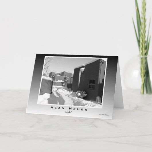 グリーティングカード – "Icicle" (正面)