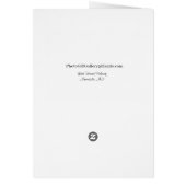 グリーティングカード： Lake Harriet Bots, Mpls., MN_Card (裏面)