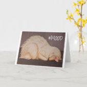 グリーティングカード：#MOOD カード (黄色い花)