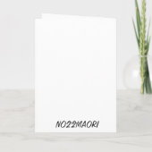 グリーティングカード – NZ – マイスライスの天国 (裏面)