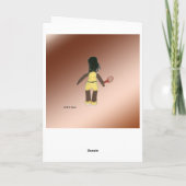 グリーティングカード – Tennis Playerのモチベーション サンキューカード (裏面)