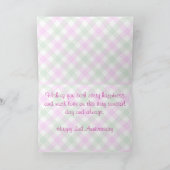 グリーティングカード – Two-tone Cosmos - 2周年記念 (内部)