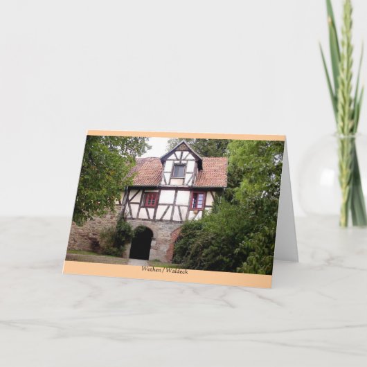 グリーティングカード： Wethen / Waldeck カード (正面)
