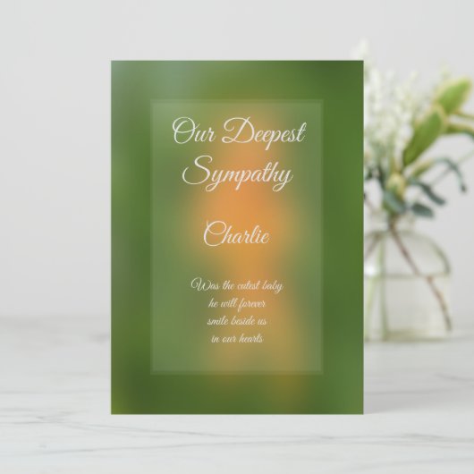 グリーティングカーパーソナライズされたドの共感表 (スタンド正面)