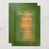 グリーティングカーパーソナライズされたドの共感表 (正面/裏面)