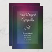 グリーティングカーパーソナライズされたドの共感表 (正面/裏面)