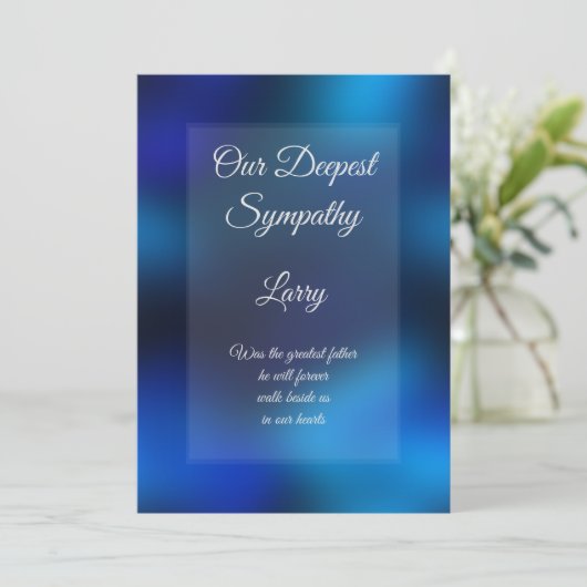 グリーティングカーパーソナライズされたドの共感表 (スタンド正面)