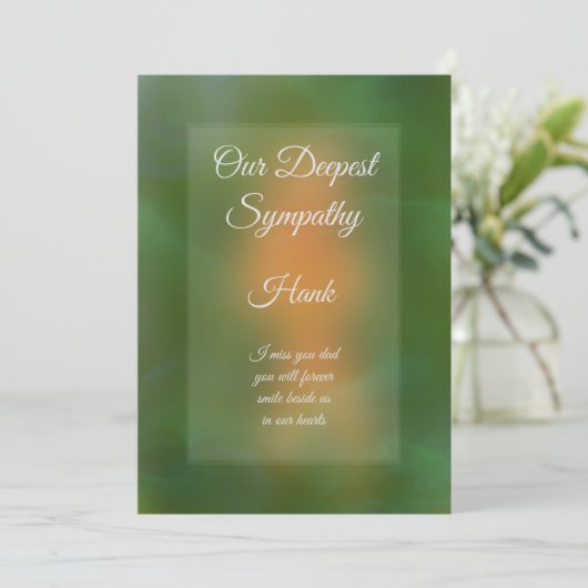 グリーティングカーパーソナライズされたドの共感表 (スタンド正面)