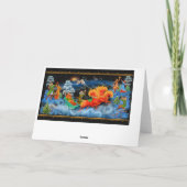 グリーティングカーロシアのドのクリスマス シーズンカード (裏面)