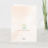 グリーティングカー祝ド：の姉妹 案内状 (裏面)