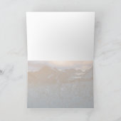 グリーティングカー空白のド内の山の花 カード (内部)