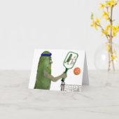 グリーティングカー空白のド内のPickleballフレンド カード (黄色い花)