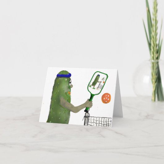 グリーティングカー空白のド内のPickleballフレンド カード (正面)