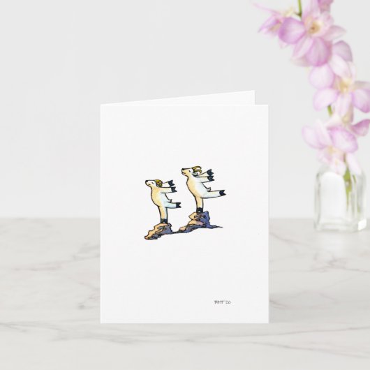 グリーティングカー空白のド カード (蘭)