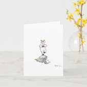 グリーティングカー空白のド カード (黄色い花)