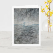 グリーティングカー絵画ド – 'Iceberg' カード (黄色い花)