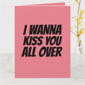 グリーティングキスを全部使いたい カード (黄色い花)