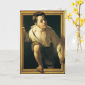 グリーティングクラシックカ絵画ード() カード (黄色い花)