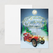 グリーティングクリスマスカード (正面/裏面)