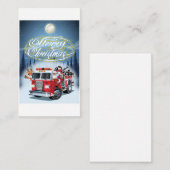 グリーティングクリスマスカード エンクロージャーカード (正面/裏面)