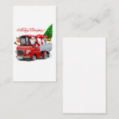 グリーティングクリスマスカード エンクロージャーカード (正面/裏面)