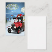 グリーティングクリスマスカード エンクロージャーカード (正面/裏面)