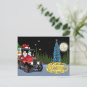 グリーティングクリスマスカード ポストカード (スタンド正面)